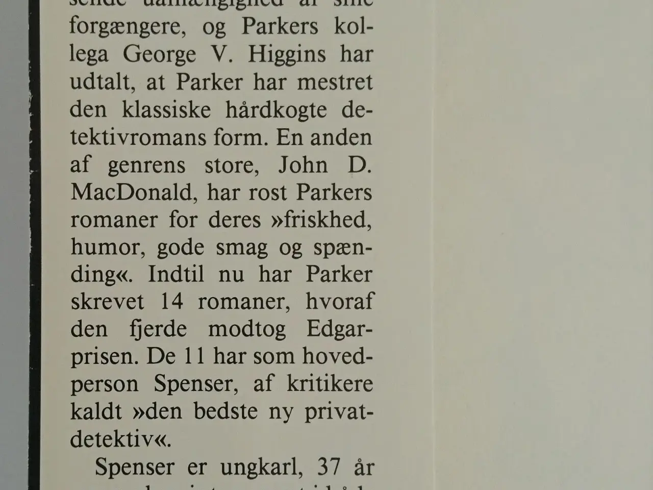 Billede 3 - Manuskript for mord. Af Robert B. Parker