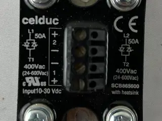 Celduc SCB865600 Solid State relæ 2‑Phase 50A
