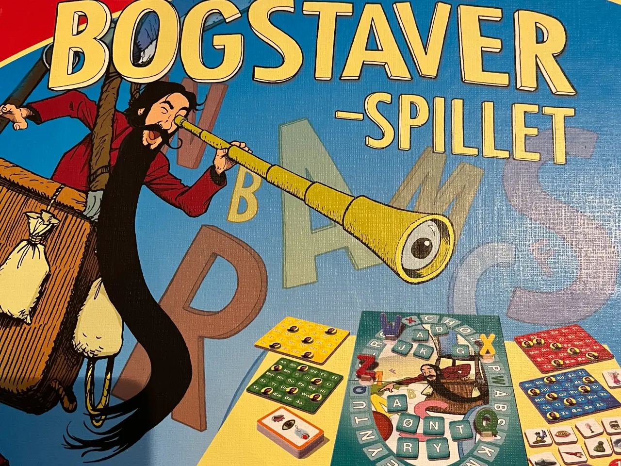 Billede 1 - Brætspil: skæg med Bogstaver