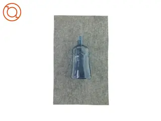 Blå glasflaske/vase