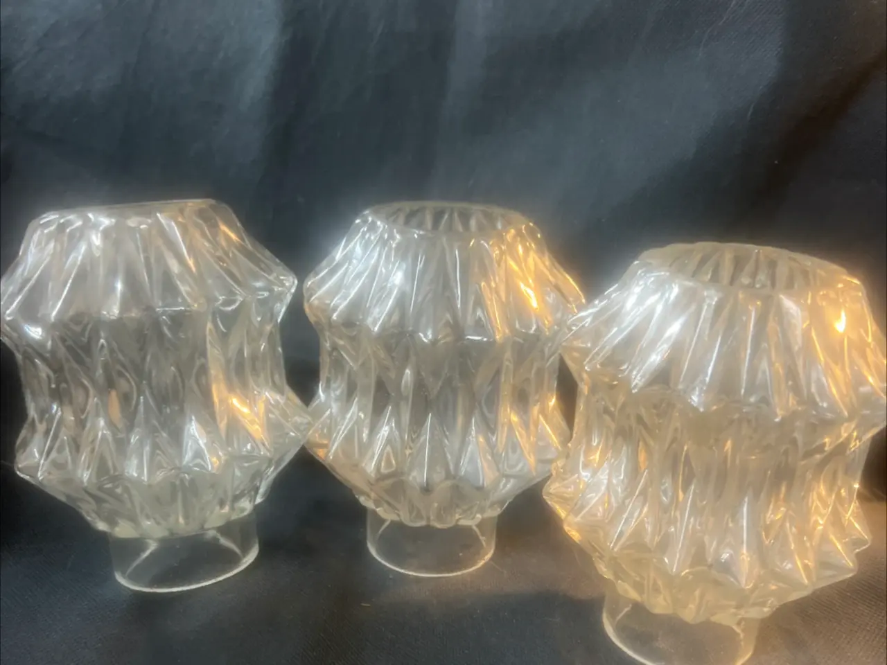 Billede 1 - Lampe skærm i glas