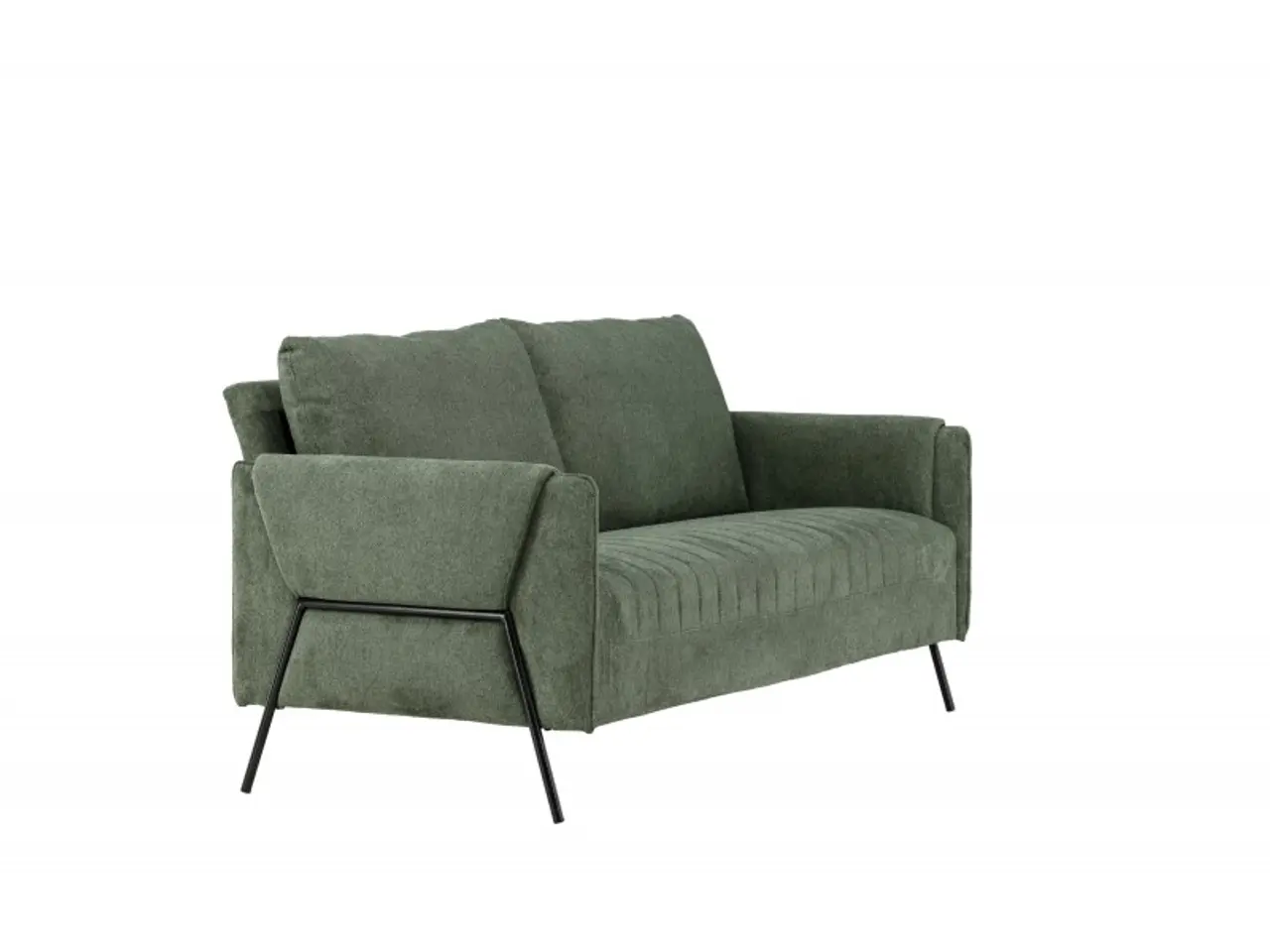 Billede 2 - Indigo 2 personers Sofa - Sort og Grøn