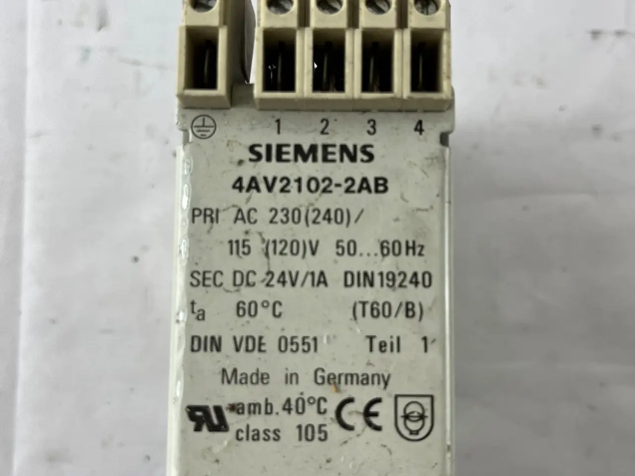 Billede 3 - Siemens 4AV2102-2AB strømforsyning 24V DC 1A AC