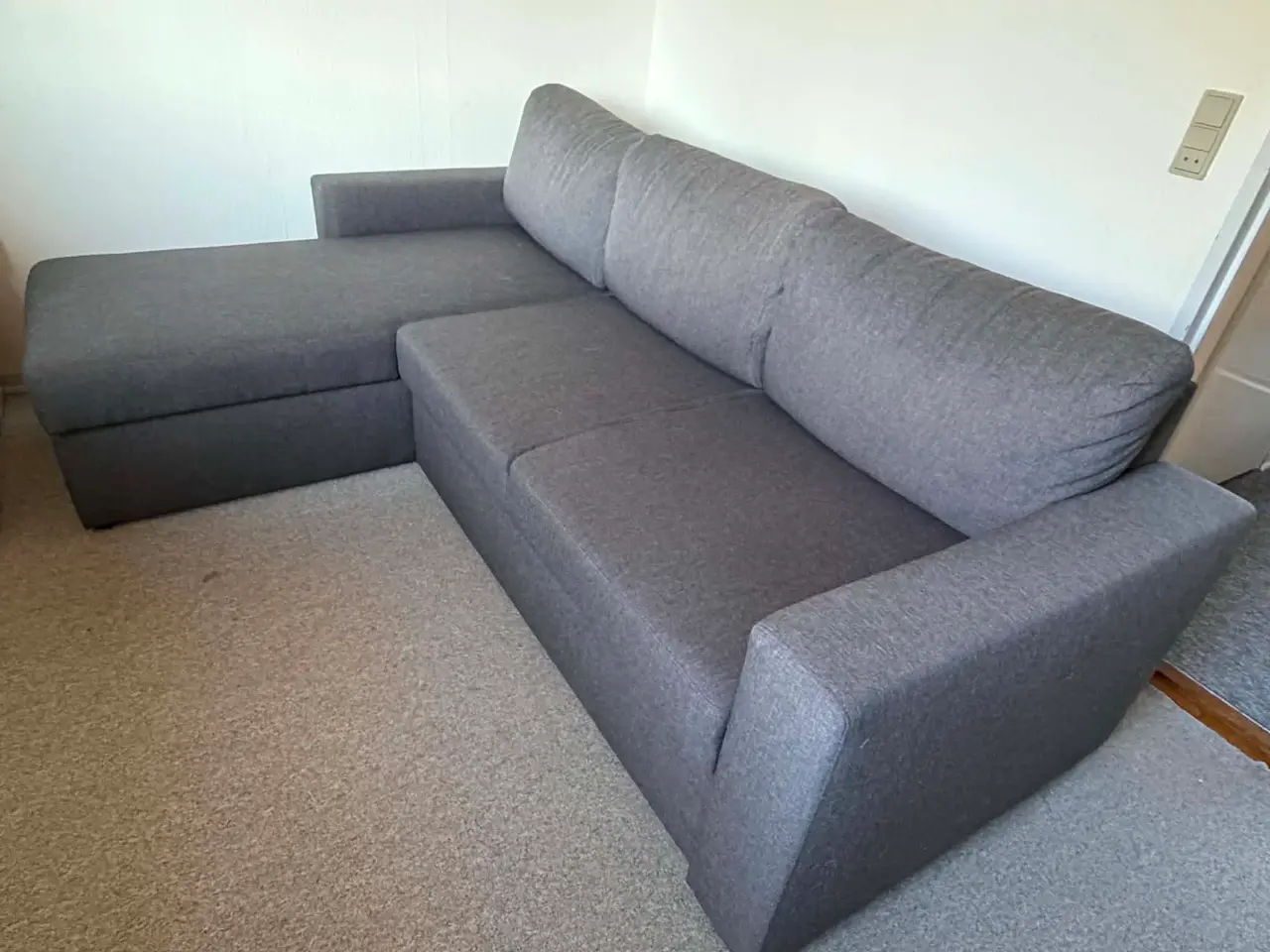 Billede 1 - Sovesofa med chaiselong 