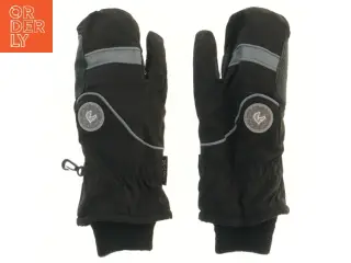 Sort vinter ridehandsker (str. 26,5 cm)