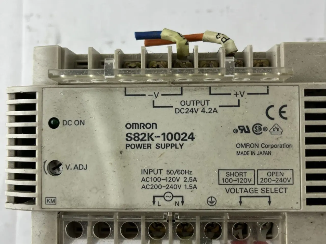 Billede 2 - Omron S82K-10024 strømforsyning 24V DC 4.2A AC DIN