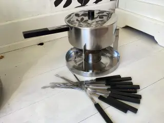 Steltonfondue sæt med gafler