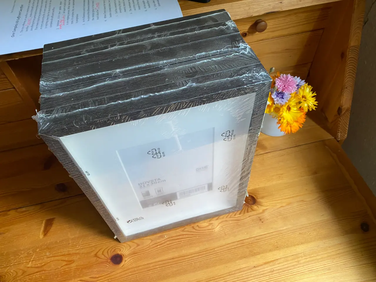 Billede 3 - 5 Ny Ikea Hovsta billedramme i sort 21x30 cm