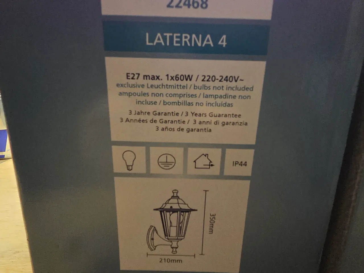 Billede 5 - 2 lamper og en sensor til udenfor.