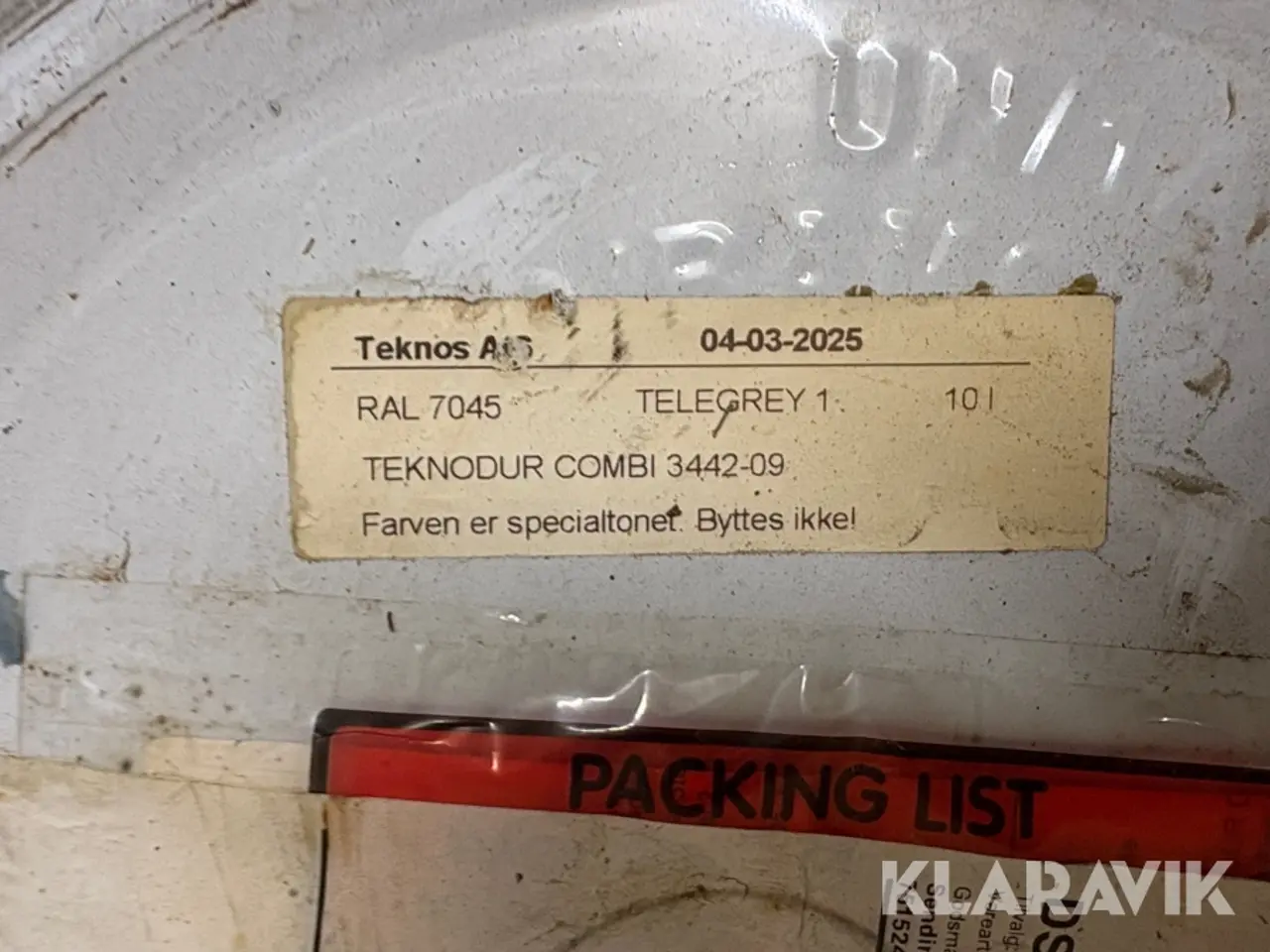 Billede 10 - Maling Teknodur Combi - blandet lot - 43 spande i alt