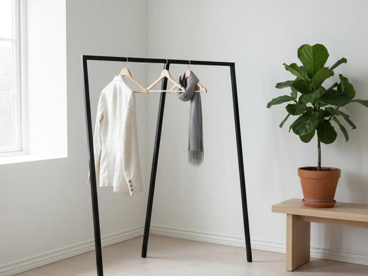 Billede 2 - HAY Loop Stand Garderobestativ – Sort B130cm