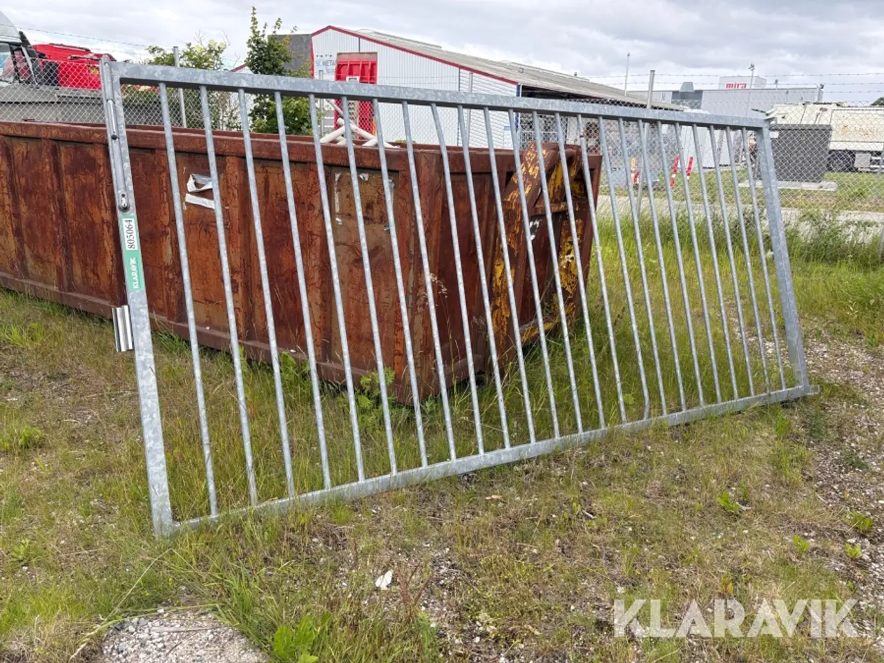 Billede 1 - Låge i galvaniseret stål