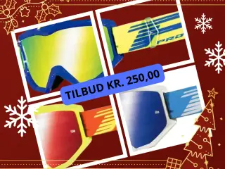 Progrip MX Brille - med spegllens 