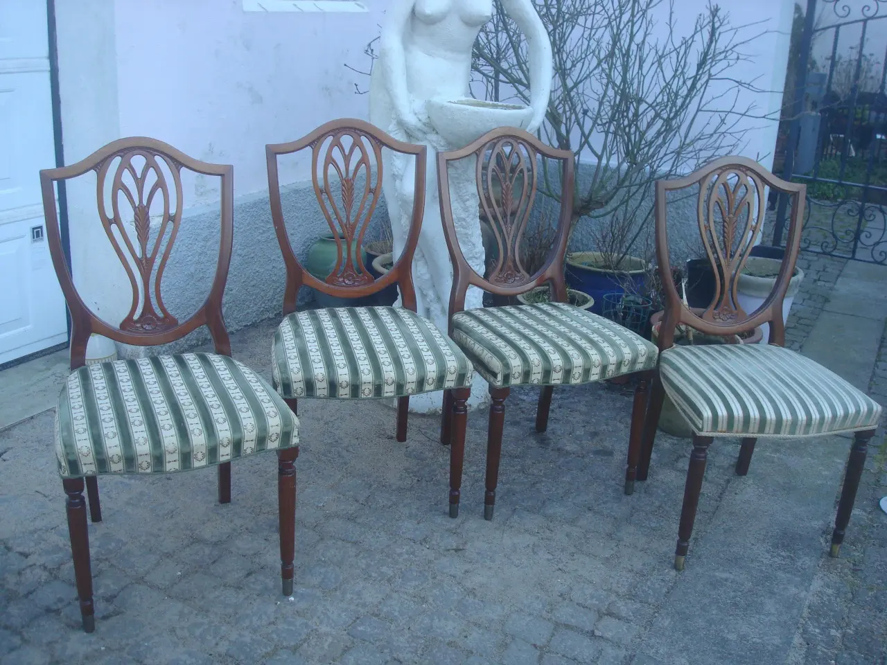 Billede 1 - Hepplewhite spisestuestol, Jensen Farre nr 1