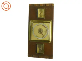 Vintage skibsbarometer Vejrstation (str. 28 x 13 x 3 cm)