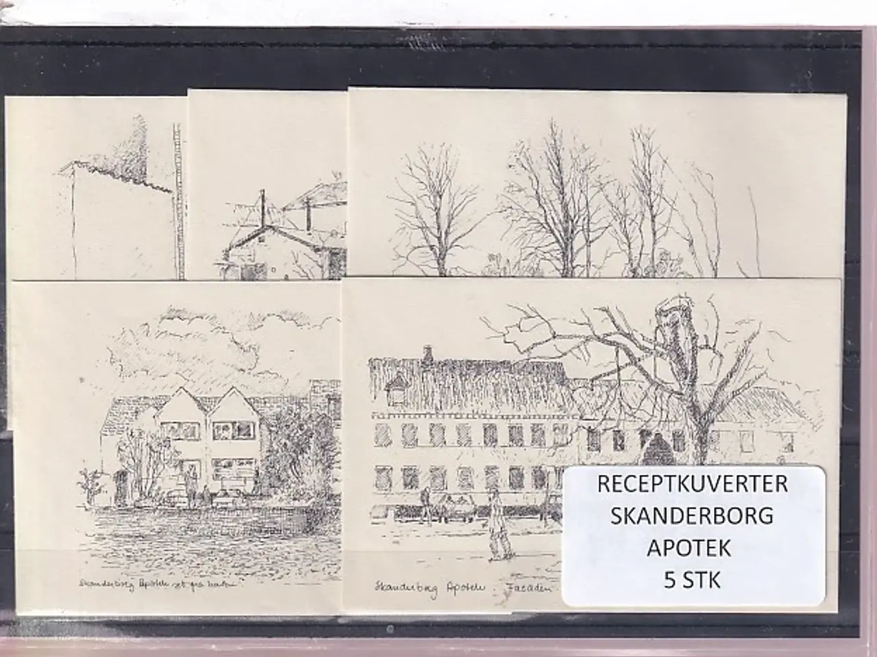 Billede 1 - Receptkuverter - Skanderborg Apotek - 5 Stk.