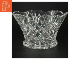 Krystal skål (str. Ø 25 cm)