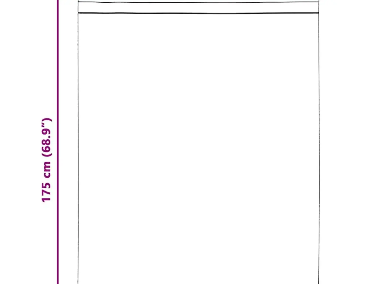 Billede 9 - Voile-gardiner med løkker 2 stk. 140×175 cm - hvid