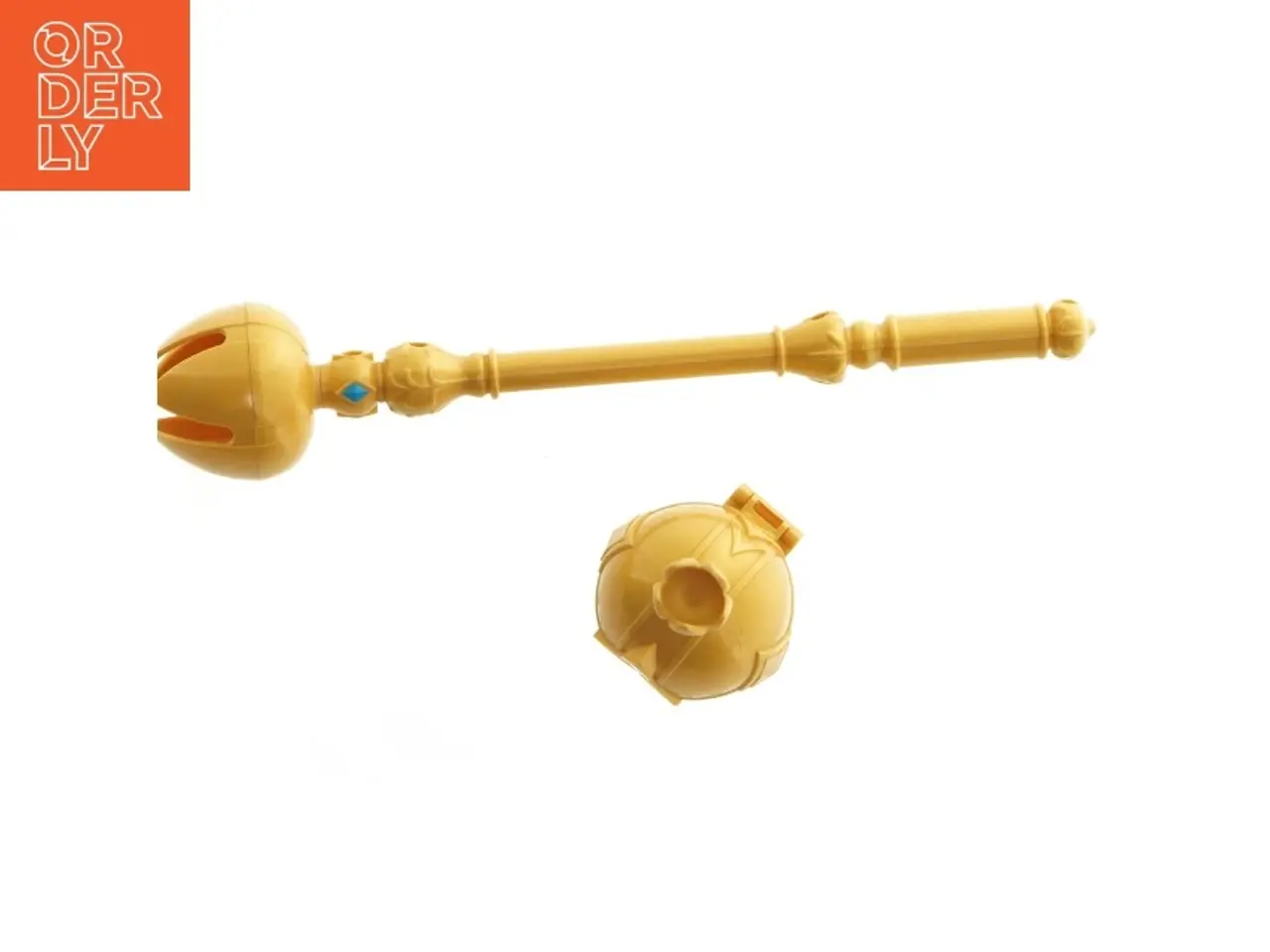 Billede 6 - Gul prinsessestav og scepter (str. 30 cm og 8 cm)