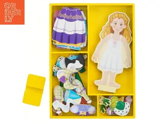 Magnetisk påklædningsdukke fra Melissa and Doug Princess Elise (str. 30x22 cm)