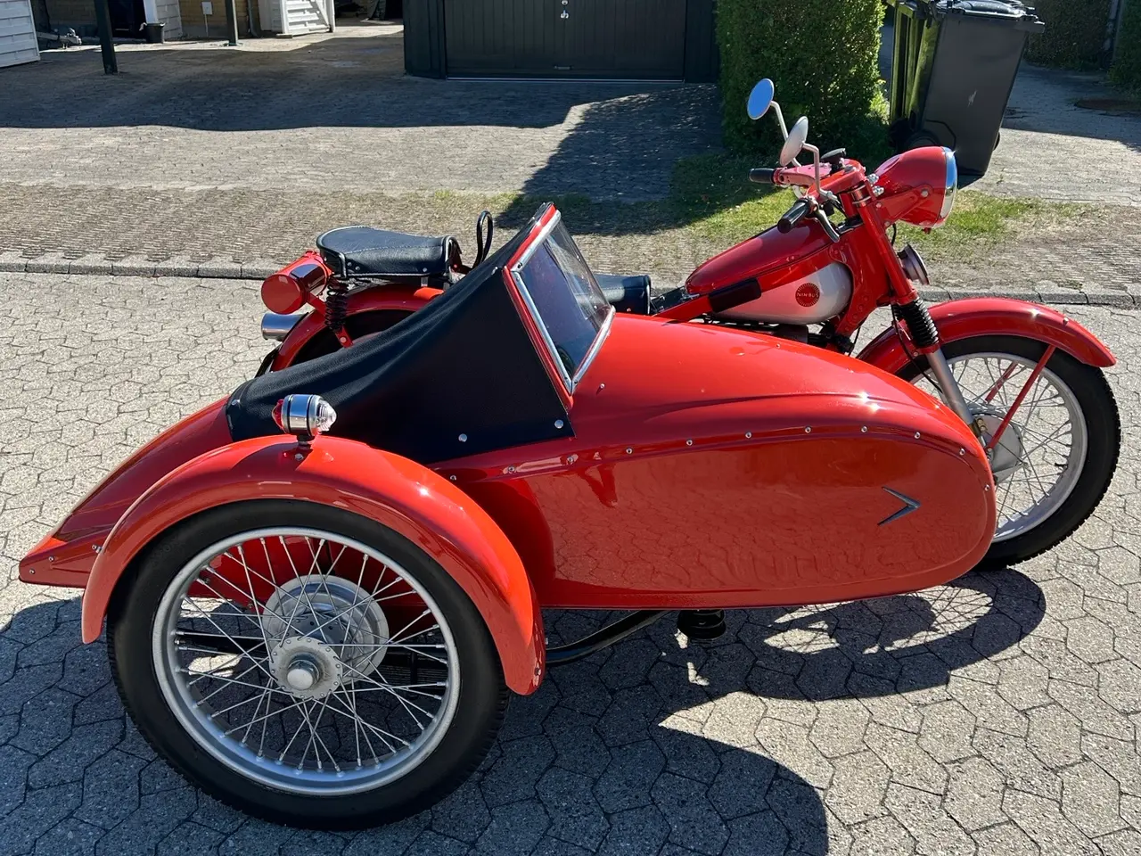 Billede 1 - Nimbus C fra 1937 med sidevogn