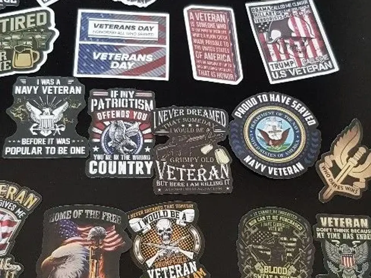 Billede 2 - USA militær veteranmærker