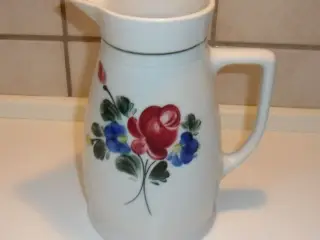 Gl. Kander med blomster deco. 2 stk.