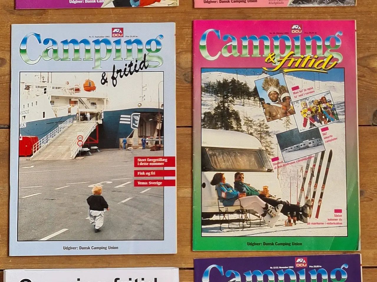 Billede 2 - Camping Fritid magasiner 1993 sæt med 10 blade
