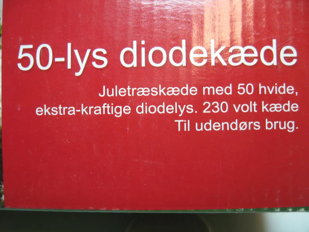 Billede 4 - Udendørs DIODE Juletræskæde med 50 lys