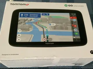 Brugt kun en gang TomTom Go Discover 7" med google