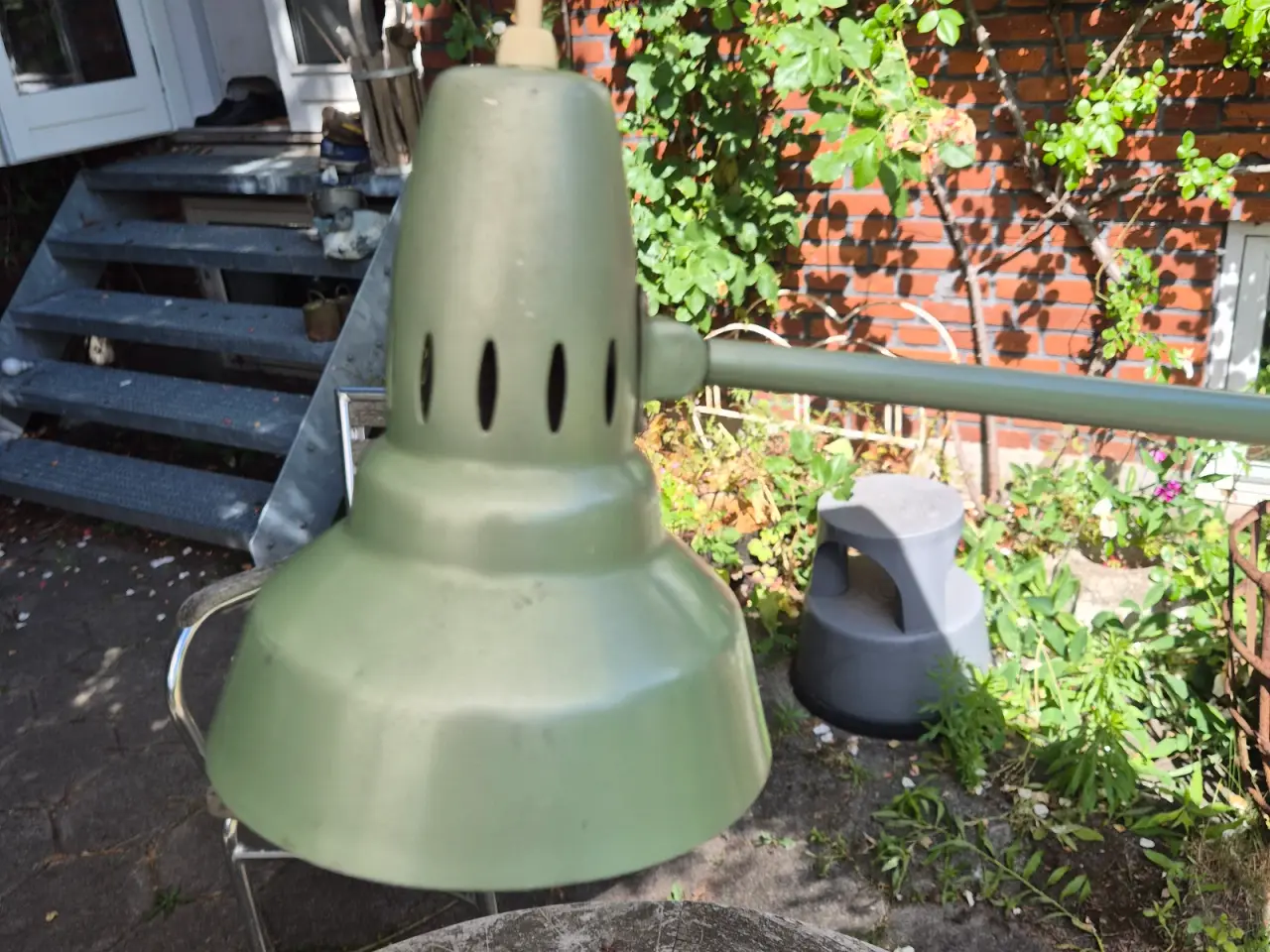 Billede 3 - Fed fransk arkitektlampe med industrielt udtryk