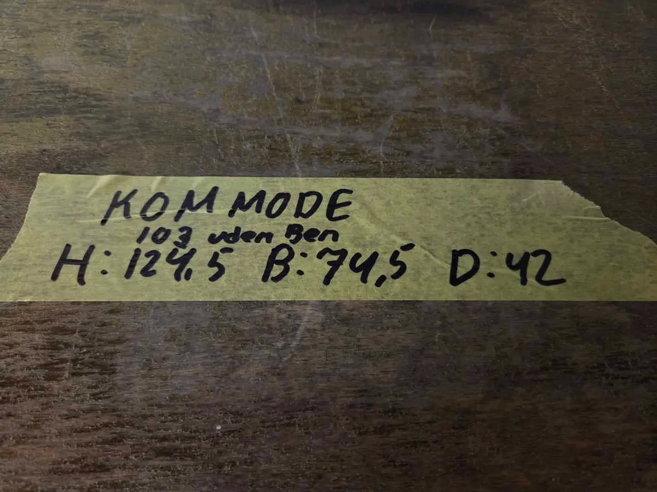 Billede 8 - Høj trækommode med 7 skuffer (Værkstedskommode)