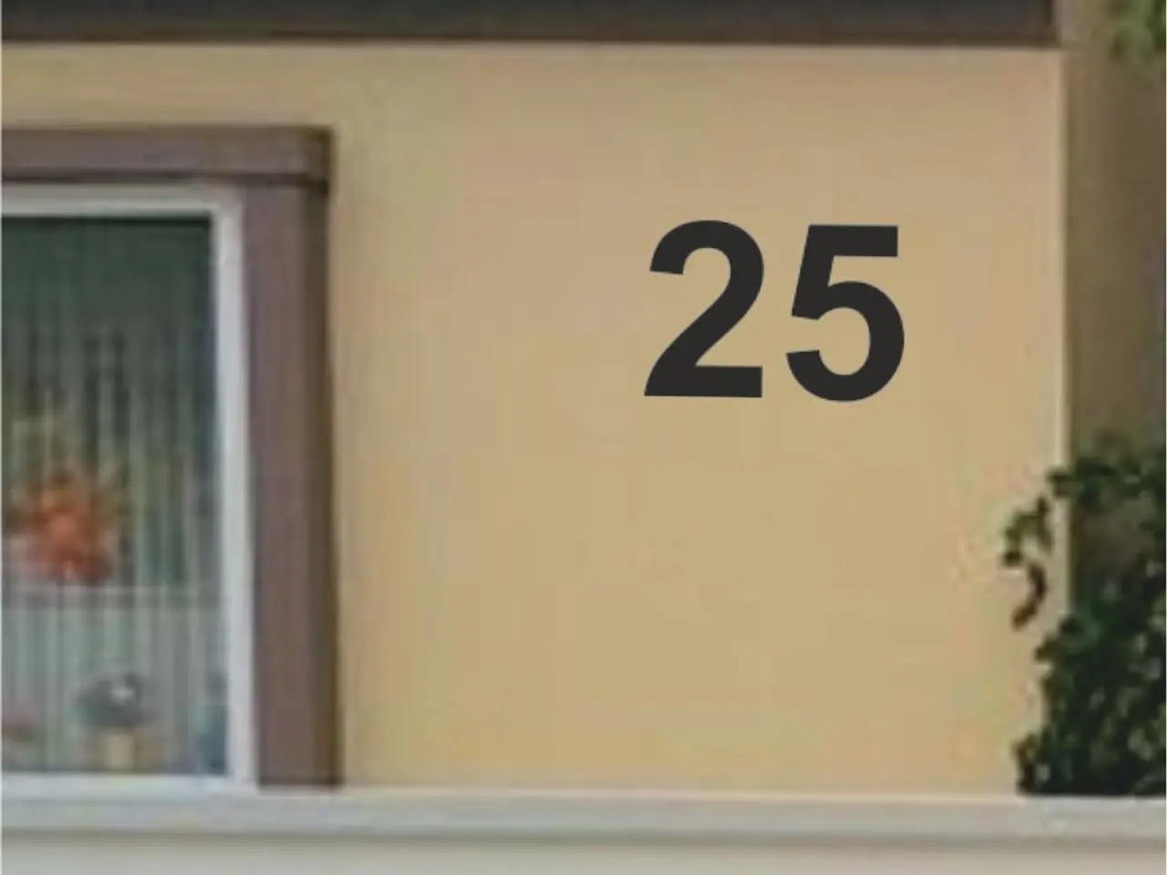 Billede 7 - Nye Husnumre TAL i sort elle hvid H: 20 cm