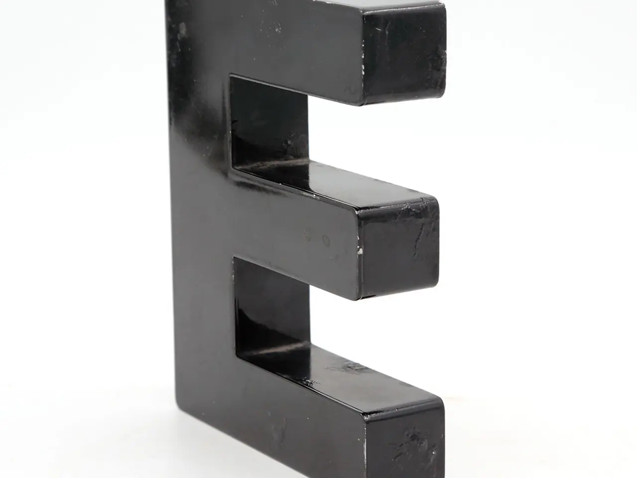 Billede 3 - Sorte facadebogstaver i aluminium – E, S, A og P