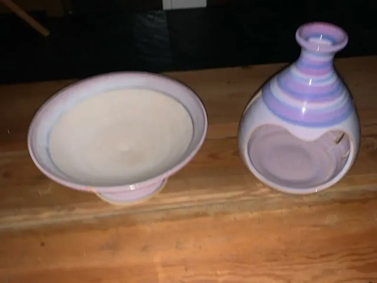 Billede 1 - Opsats, duftlampe og fyrfadslampe