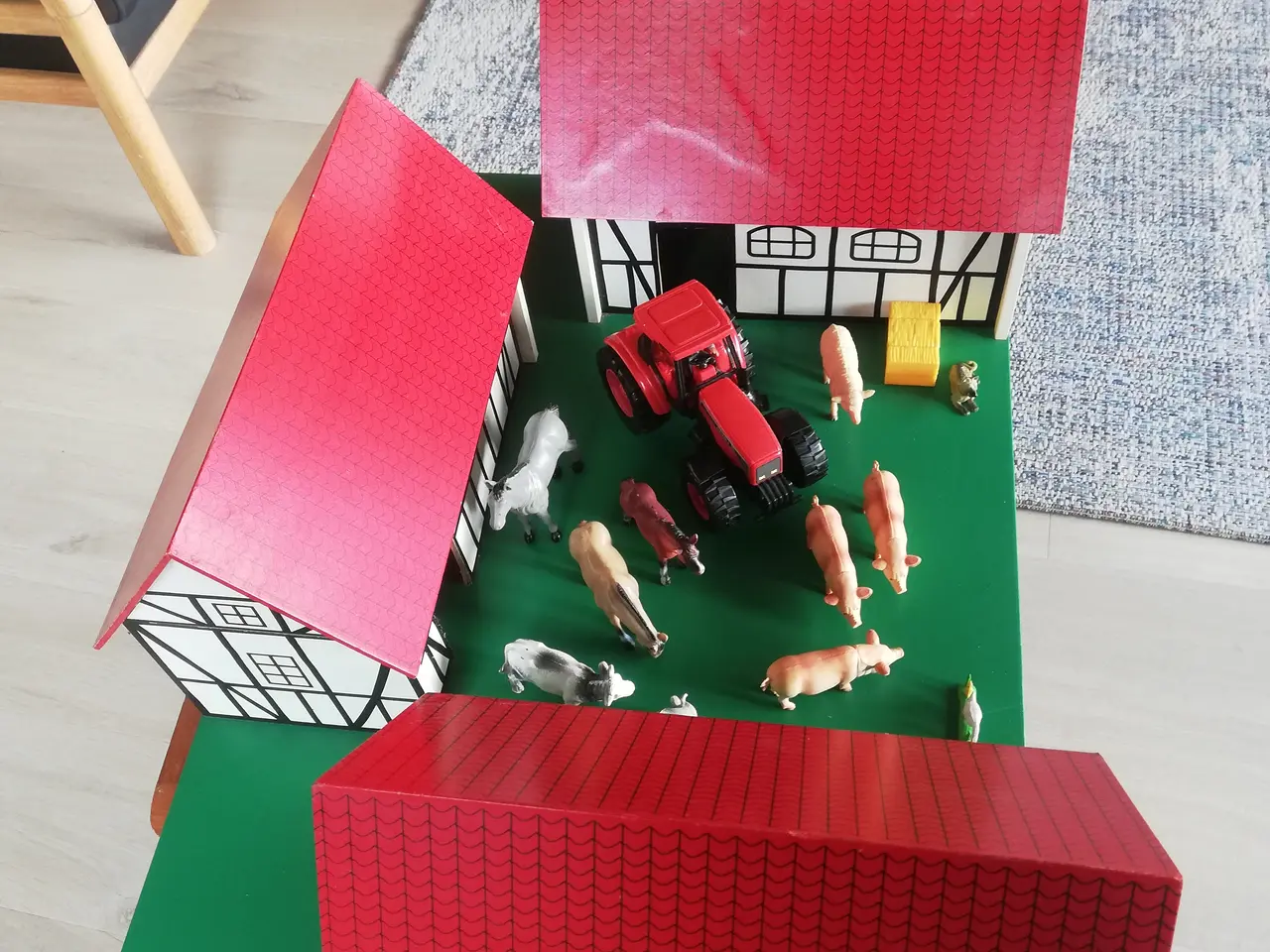 Billede 4 - Bondegård Top Toy med dyr og traktor