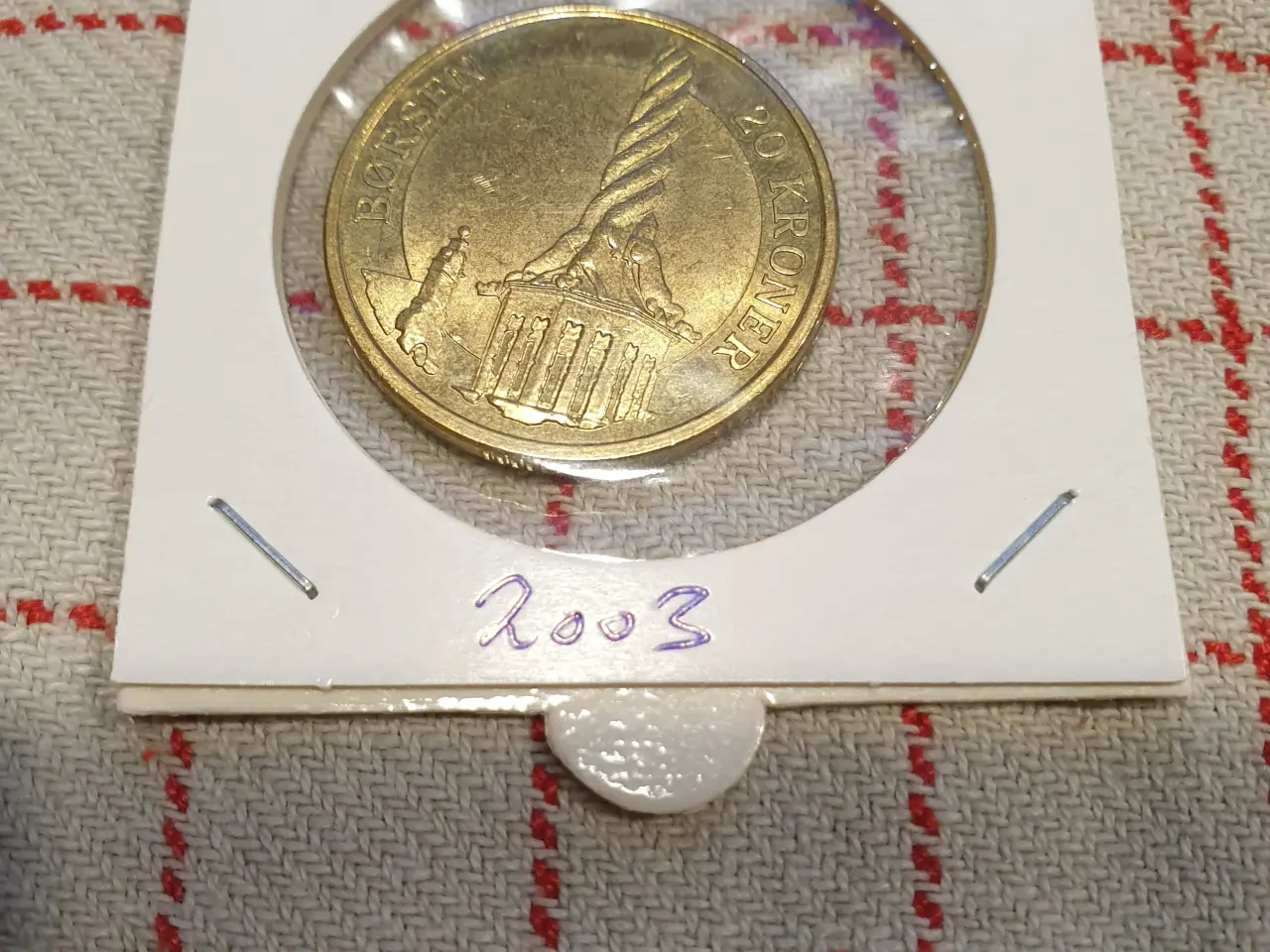 Billede 1 - 20 Kroner Tårnmønt Børsen 2003