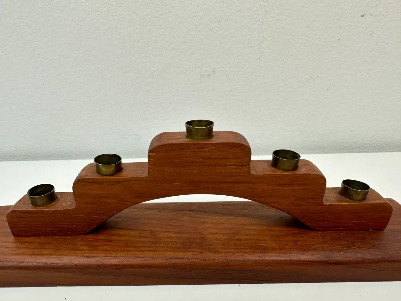 Billede 3 - Retro stage i teak og messing