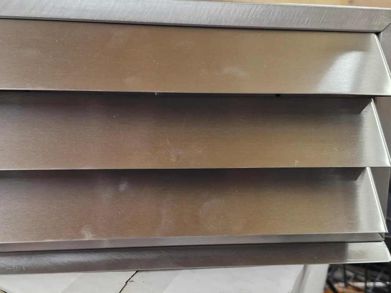 Billede 2 - Naber Rustfri ventilationsrist med kontraspjæld