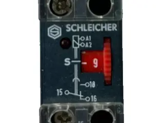 Schleicher KZT110 Timer relæ 230-240VAC 0.5-10s