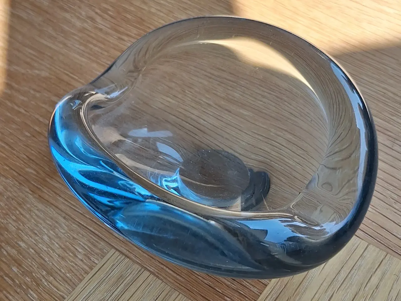 Billede 1 - Aqua blåt askebæger