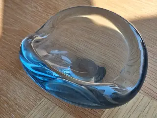 Aqua blåt askebæger