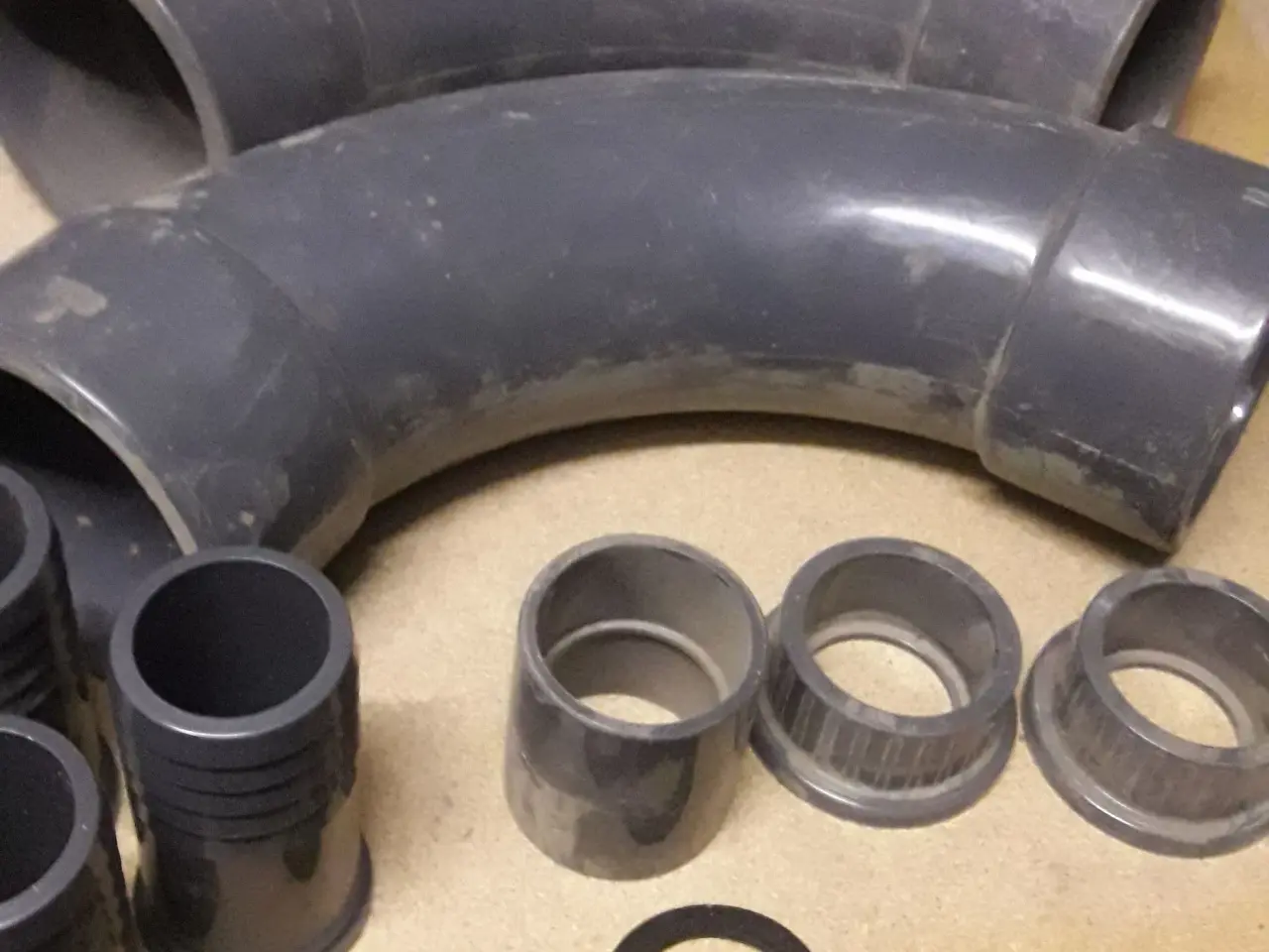 Billede 5 - GF PVC kuglehane 2" og 1,25", + diverse