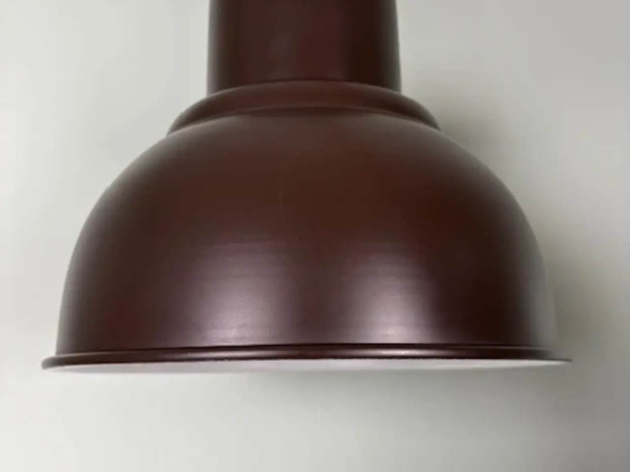 Billede 3 - Retro loftlampe i brun metal