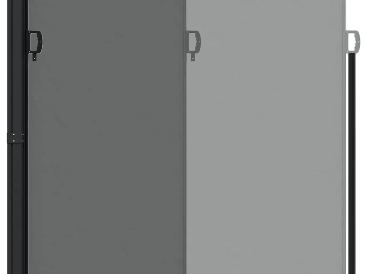 Billede 5 - Udtrækkelig sidemarkise - antracit 200 × 300 cm