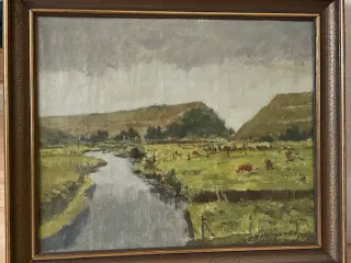 Evelyn Thorbjørn olie på lærred