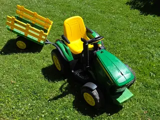 Elektrisk traktor til børn, john deere 
