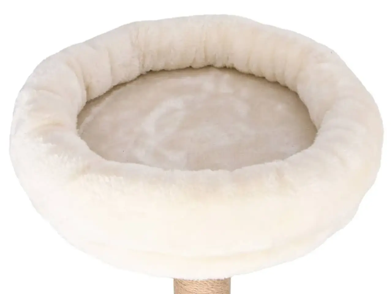 Billede 7 - Kradsetræ med luksushynde og kradsestolpe 148 cm - søgræs, beige