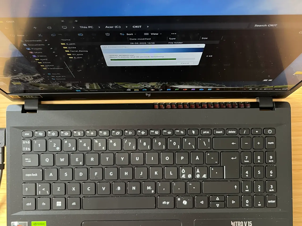 Billede 2 - Acer Nitro V15 Gaming Laptop – RTX 4060 / Ryzen 7