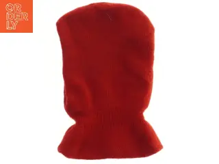 Rød strikhue (str. 28,5 cm)